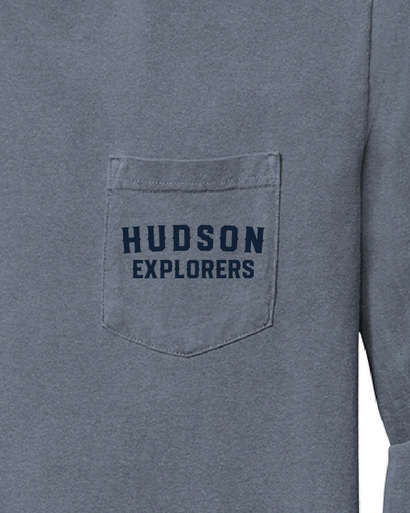 Don't Give Up the Ship - Long Sleeve Pocket Tee