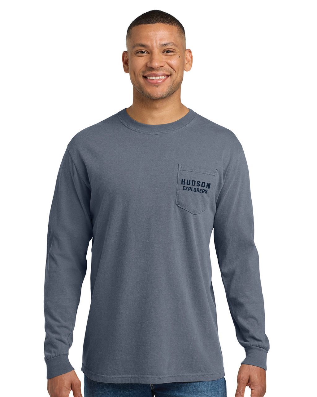 Don't Give Up the Ship - Long Sleeve Pocket Tee