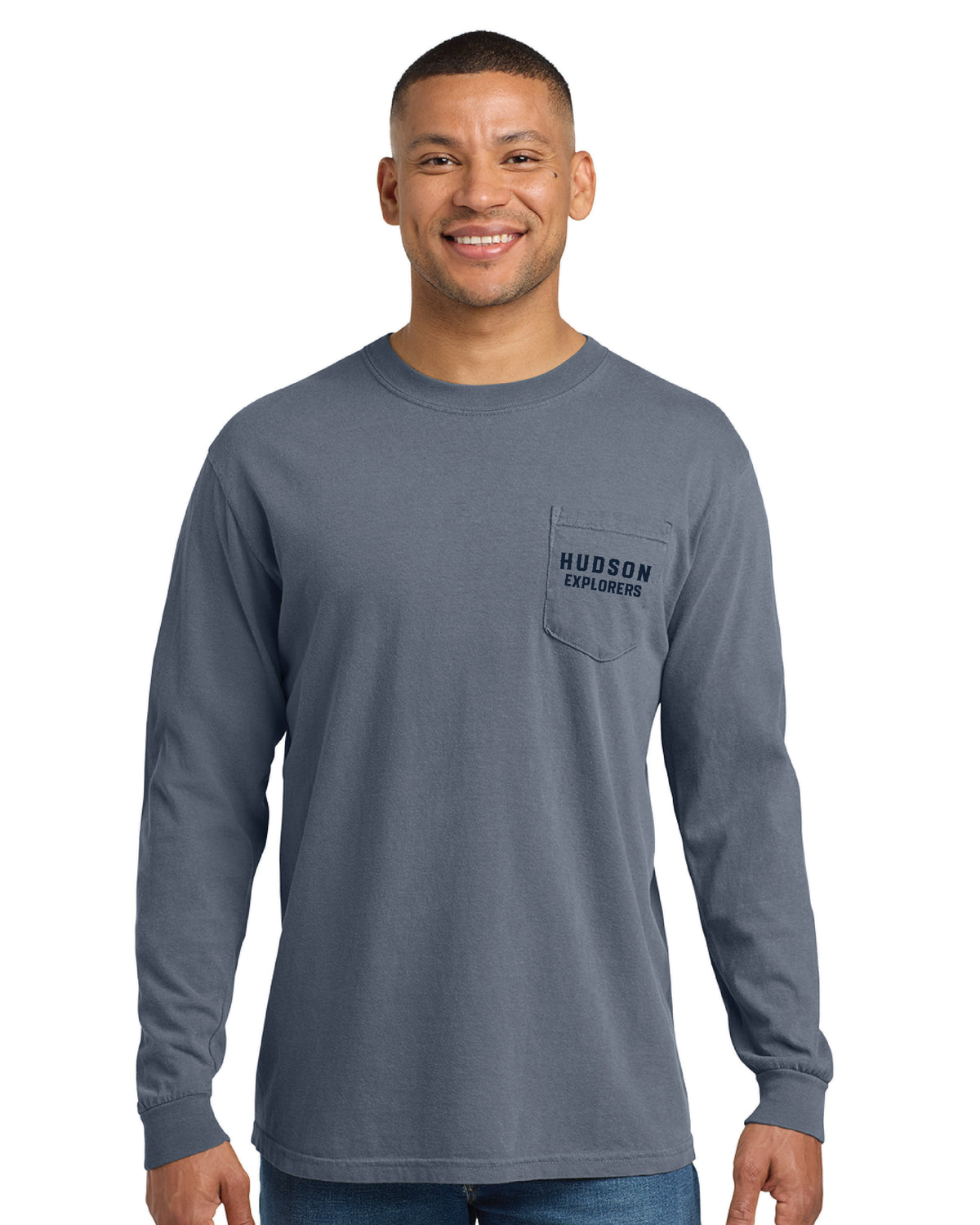 Don't Give Up the Ship - Long Sleeve Pocket Tee